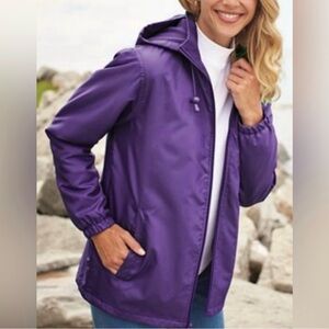 Purple Totes Fleece Jacket Utility / Windbreaker